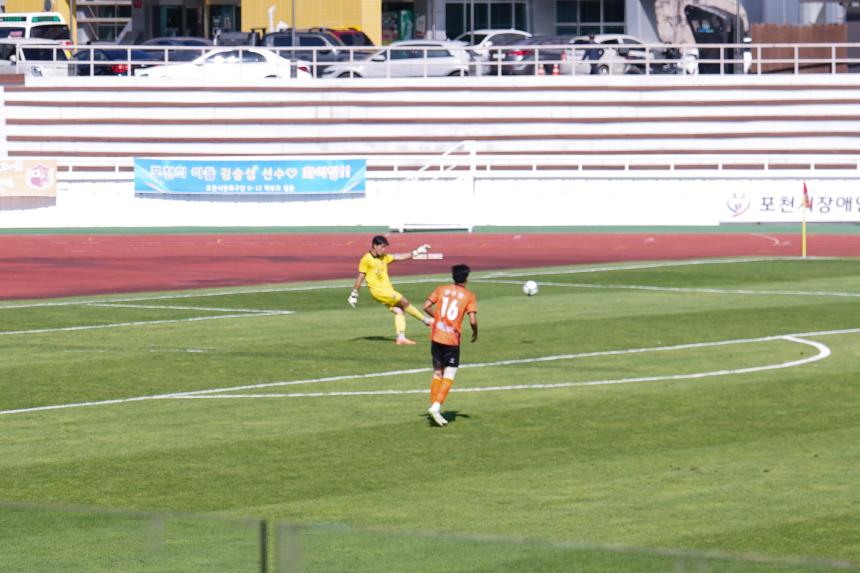 포천시민축구단 VS 양평FC 홈경기 관람 및 선단초 축구단 격려인사 - 40