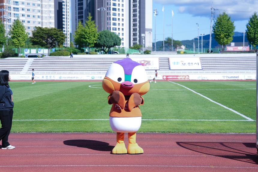포천시민축구단 VS 양평FC 홈경기 관람 및 선단초 축구단 격려인사 - 43