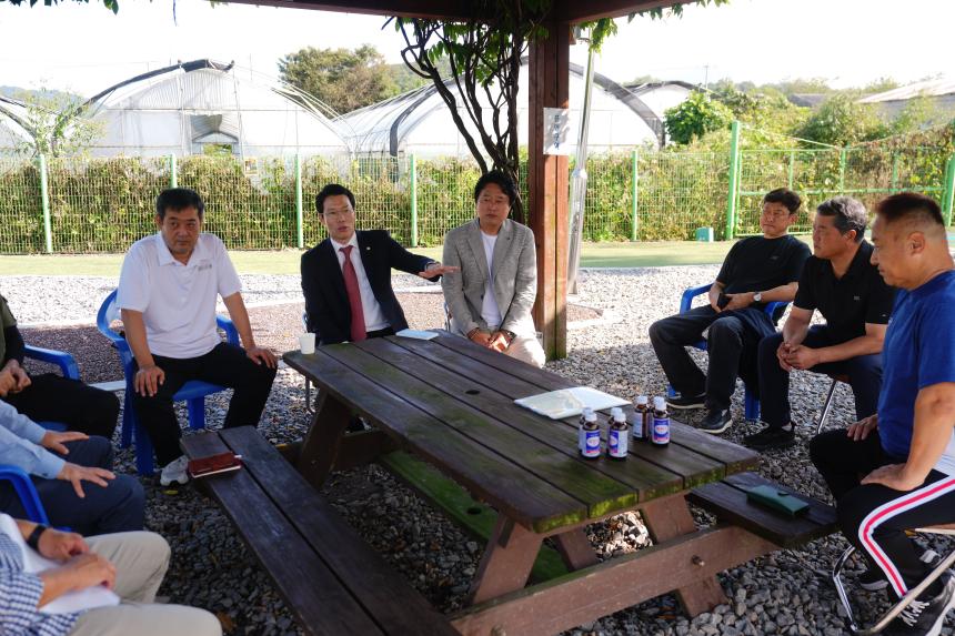 창수면 오가리 포천야구장 현장방문