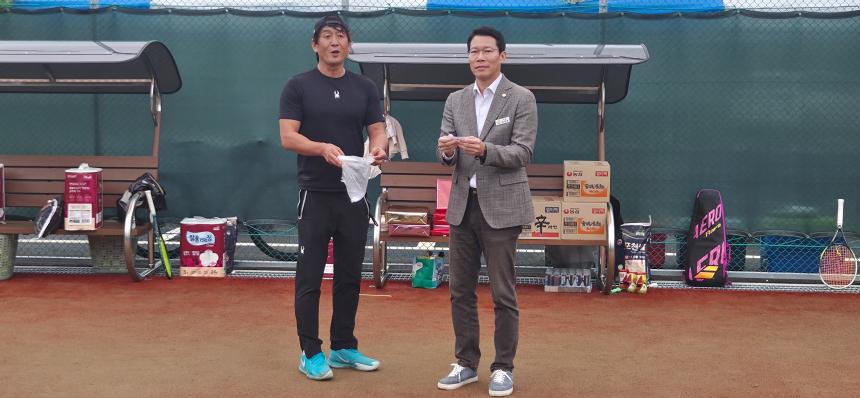 군내YJ테니스클럽 창단식 행사축하