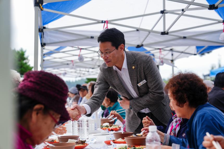 군내면 새마을부녀회 효잔치 행사