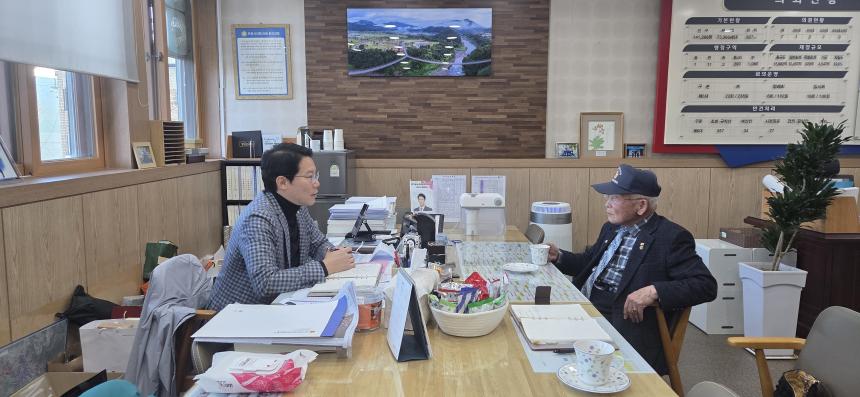 6.25참전유공자 포천시지회 의회 방문 - 2