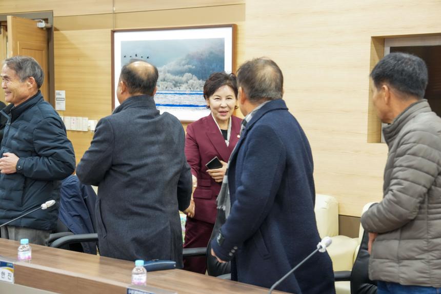 포천시의회 축산인 임원과의 간담회 - 2