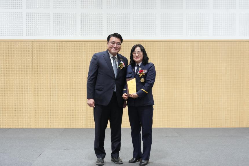 포천소방서 의용소방대 연합회장 및 대장 이취임식 - 7